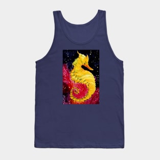 Gold Seahorse Tank Top